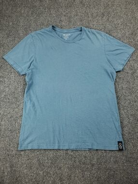Todd Snyder Premium Jersey T Shirt Mens Small Short Sleeve Tee Light Blue USA